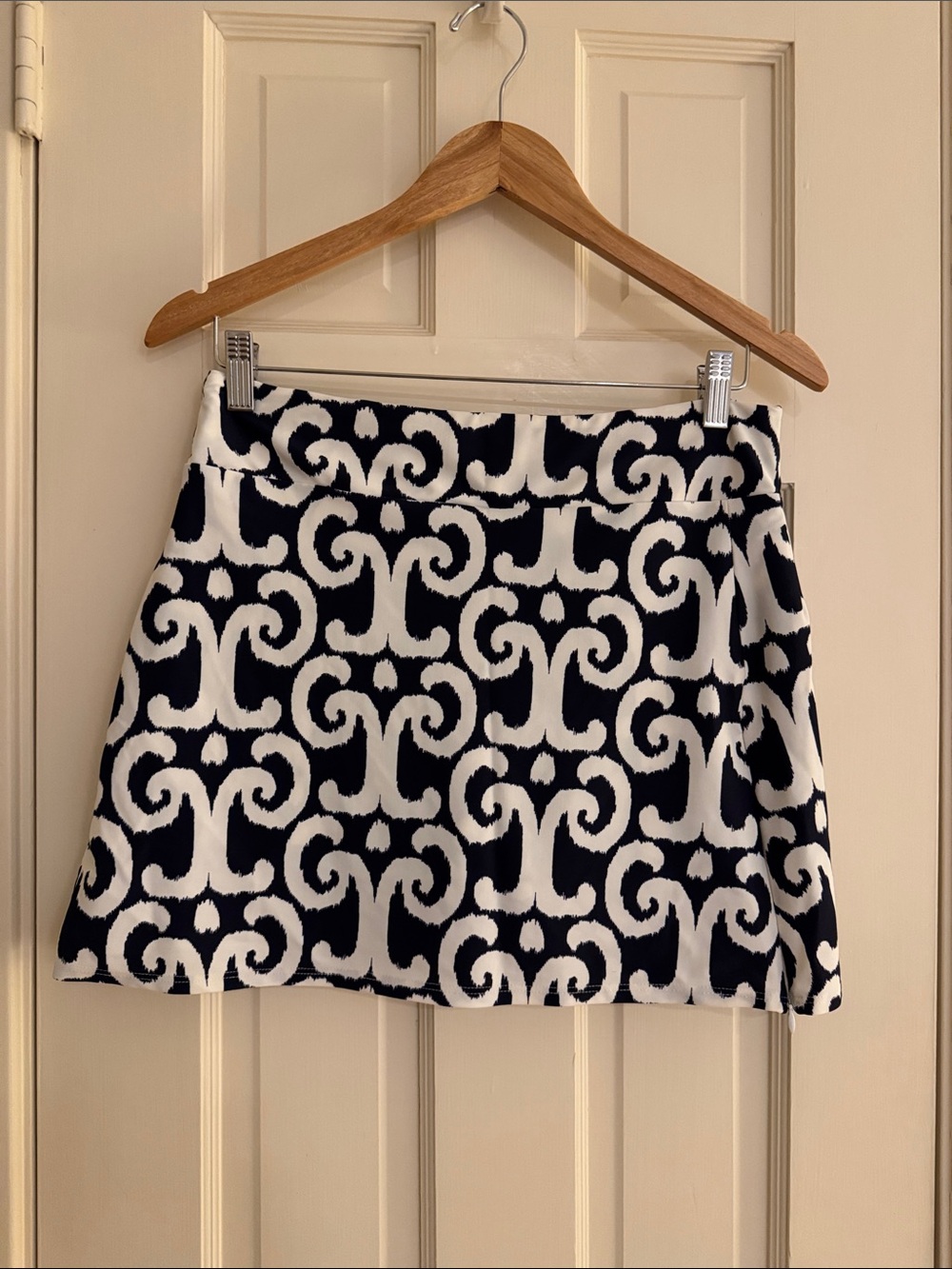 Jude Connally Morgan Skort in Navy Ikat
